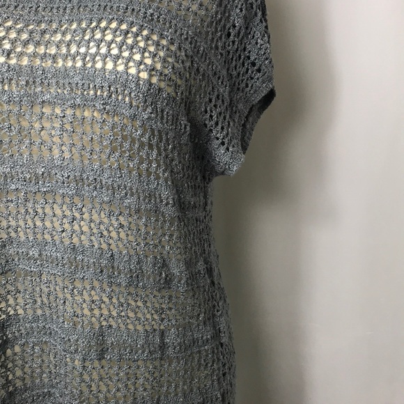 🌻3/25🌻 Open Crochet Loose Overlay Tunic Sweater - Picture 3 of 6